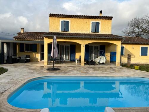 Villa de 3 chambres avec piscine privee jardin clos et wifi a Fayence