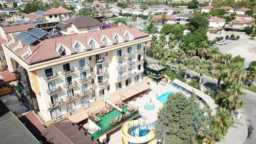an aerial view of a resort with a swimming pool at STELLA HOTEL&Spa ALL INCLUSIVE in Kemer