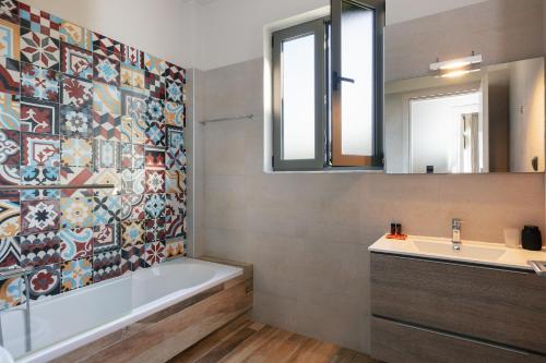 A bathroom at Villa Elia