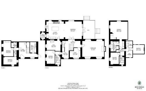a floor plan of a house with at Grindstone Mill in Alderley