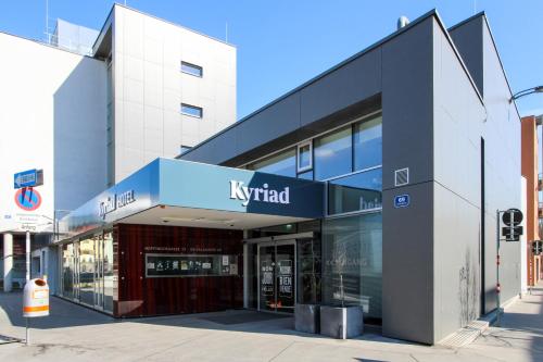 a kirtland store on a city street at Kyriad Vienna Altmannsdorf in Vienna