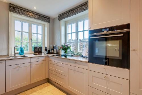 Dapur atau dapur kecil di Haus Westerländer Perle