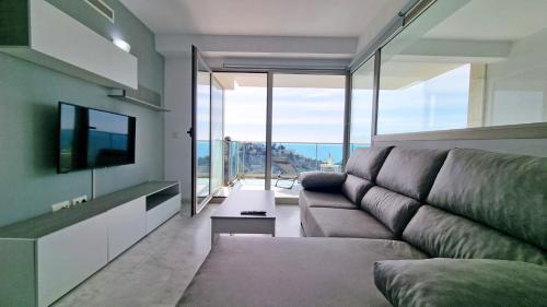 Fotografie z fotogalerie ubytování Terraza privada y soleada con vistas al mar - planta 26 v destinaci Benidorm