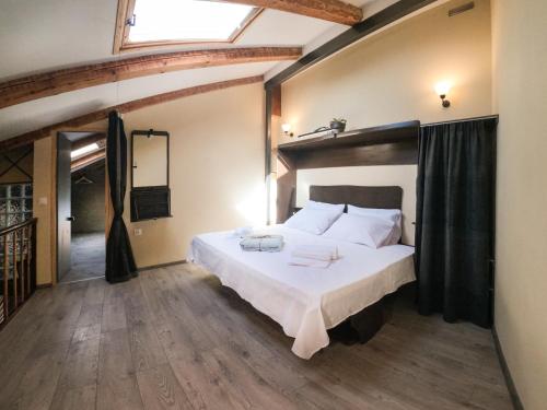 Postel nebo postele na pokoji v ubytování Papou Cottage