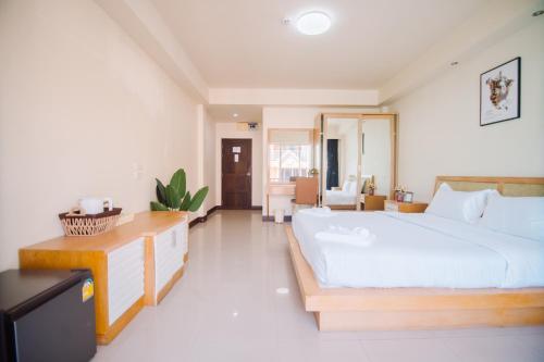 Cama o camas de una habitación en Patong Beach Side Hotel