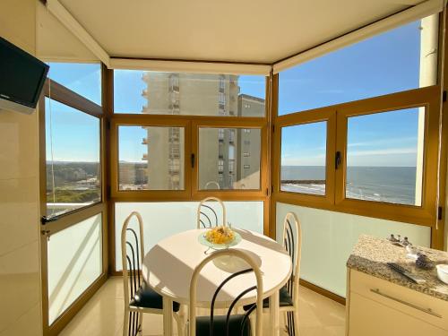 Balkoni atau teres di Ofir Beach Flat