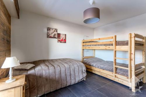 Postel nebo postele na pokoji v ubytování Appartement Rosalp, 200m des télécabines,