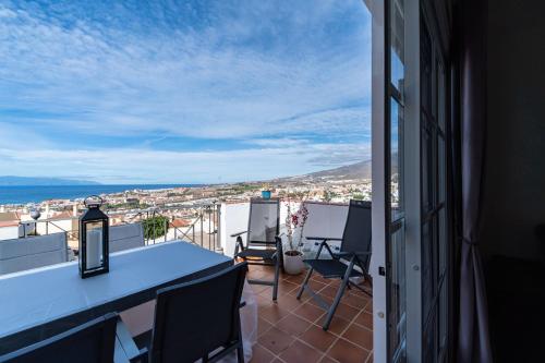 En generel havudsigt eller havudsigten taget fra lejligheden