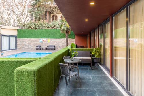 Patio nebo venkovní prostory v ubytování BayMari Suites Plus Florya