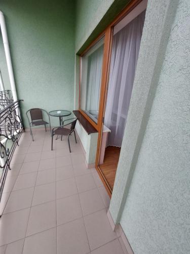 Balkón nebo terasa v ubytování Pyate Koleso