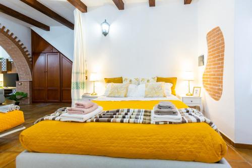 Cama o camas de una habitación en Domo MatAndr