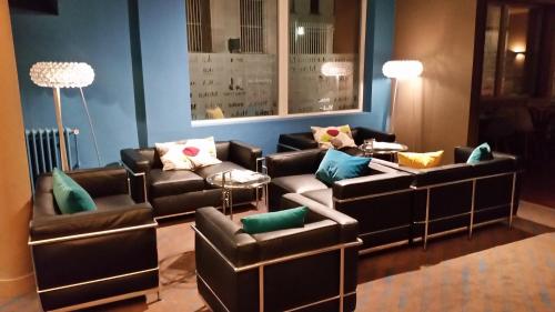 Un lugar para sentarse en Moka Hotel