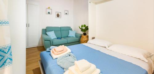 Cama o camas de una habitación en Domo MatAndr