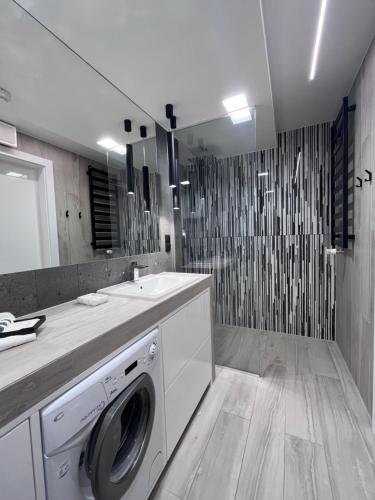 Ένα μπάνιο στο SAS & SPA Apartament