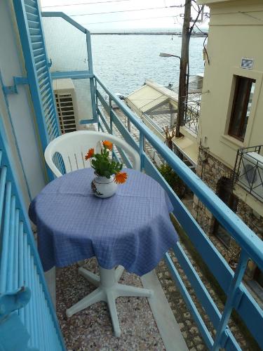 Un balcon sau o terasă la Hotel Dolphin