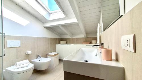 Koupelna v ubytování Sole del Lago