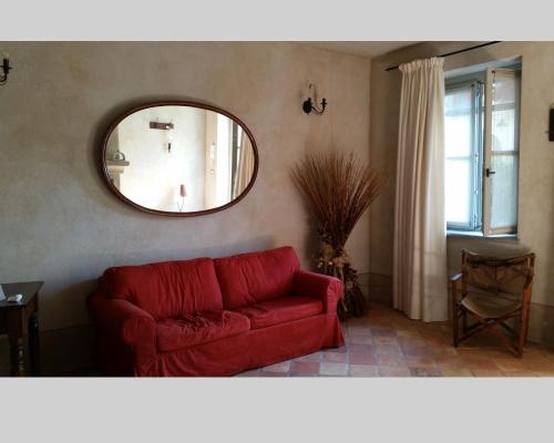 Χώρος καθιστικού στο Le Maddalene B&B