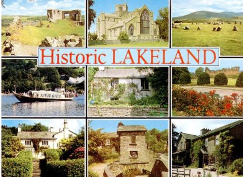a collage of pictures of historic lakes island at Happy Days at Two Oaks in Lakeland