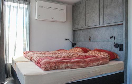 Postel nebo postele na pokoji v ubytování Hausboot Bellevue