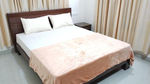 Postel nebo postele na pokoji v ubytování Eve's appartment