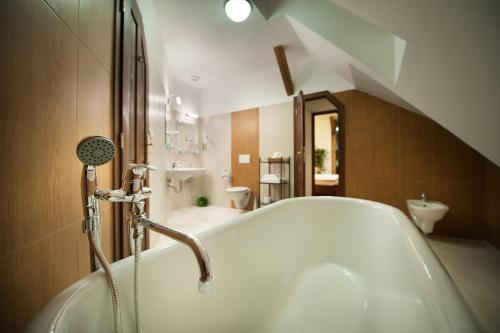 Koupelna v ubytování Brioni Suites