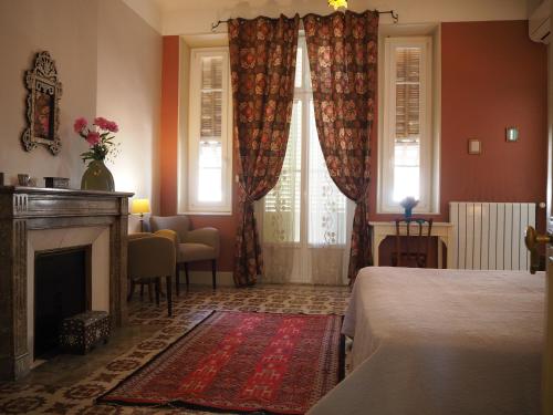 Ένα ή περισσότερα κρεβάτια σε δωμάτιο στο Maison Velvet