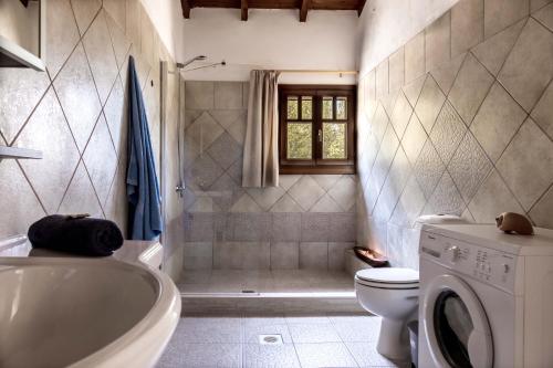 Koupelna v ubytování Porto Koufo Resort