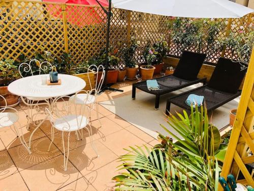 Charming studio mezzanine w/ large terrace - Nice