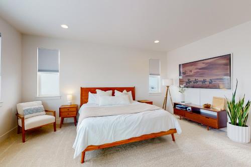 Postel nebo postele na pokoji v ubytování Butler Creek Retreat