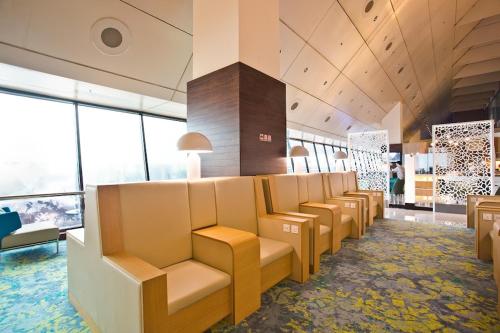 Posezení v ubytování Ambassador Transit Lounge Terminal 2