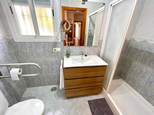 Koupelna v ubytování Casa Moreno