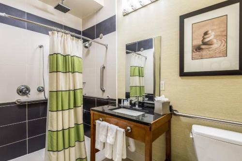 a bathroom with a sink and a toilet at Fairfield Inn & Suites by Marriott Alamogordo in Alamogordo