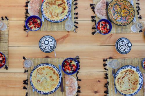 Jídlo v penzionu nebo okolí