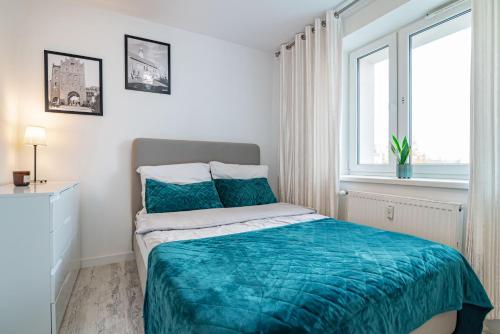 Posteľ alebo postele v izbe v ubytovaní Villa Garden Leśna Cisza
