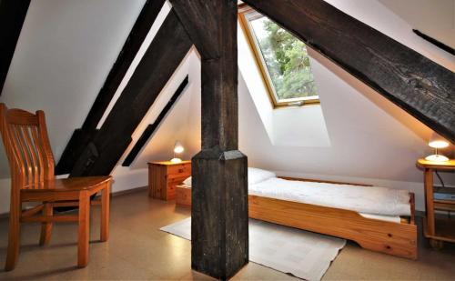 Postel nebo postele na pokoji v ubytování Strandvilla Hubertus - Suite Kandinsky