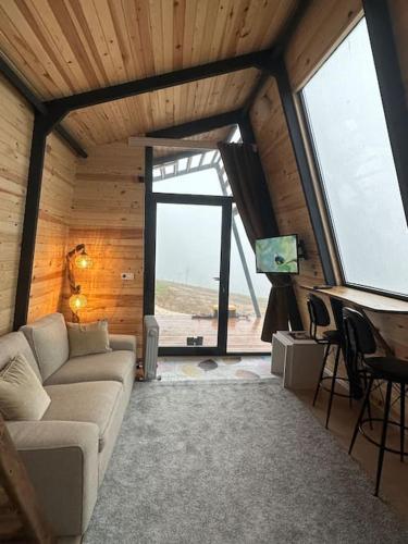 Et sittehjørne på 5- Modern tasarım ahşap ev