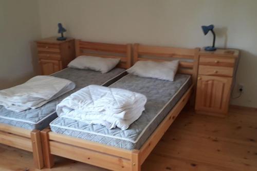 Giường trong phòng chung tại Lomtsi Popovo Targovhiste Bulgarije