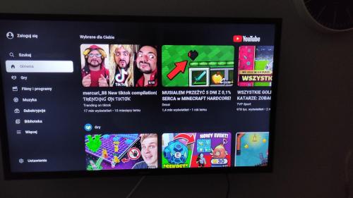TV a/nebo společenská místnost v ubytování Apartament Orla 47F Perłowa Dolina