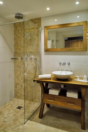 Ein Badezimmer in der Unterkunft Hotel Bartaccia