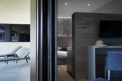 Ein Bett oder Betten in einem Zimmer der Unterkunft Hotel Bartaccia