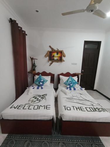 Cama o camas de una habitación en The Corbin Guest House