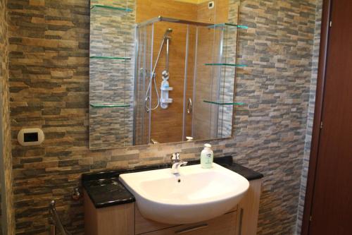 Koupelna v ubytování B&B Il Centralino
