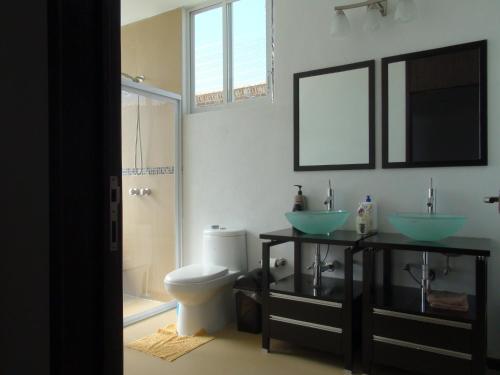 Ένα μπάνιο στο Preciosa casa de descanso en Atlixco.