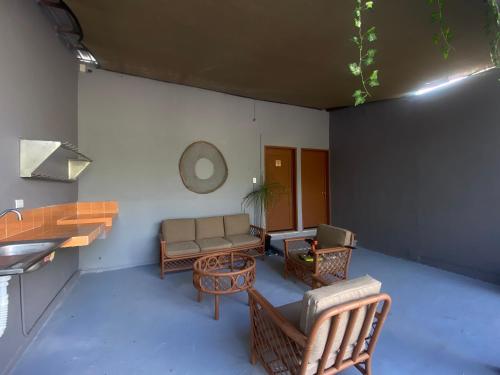 Un lugar para sentarse en Ariché Valladolid Hotel & Hostal