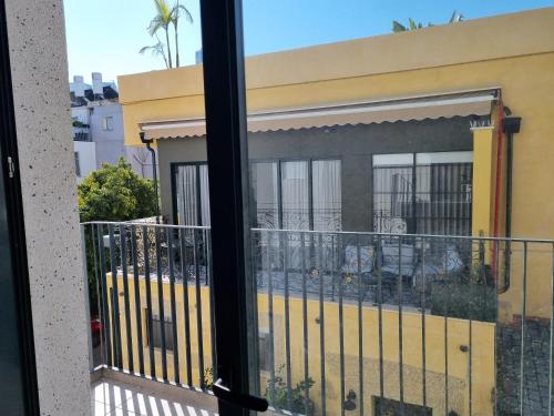 a view from a window of a building at HaKerem new luxury 3 rooms apartments and 2 rooms penthaus in Tel Aviv