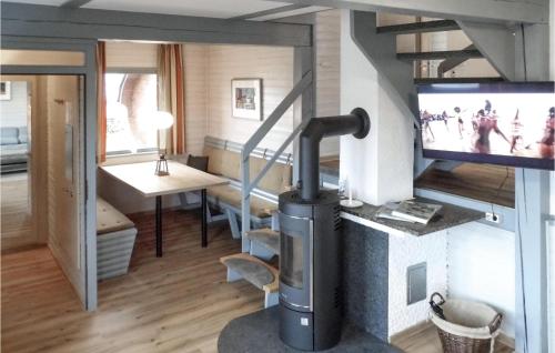 TV a/nebo společenská místnost v ubytování Ferienhaus 54 In Kirchheim