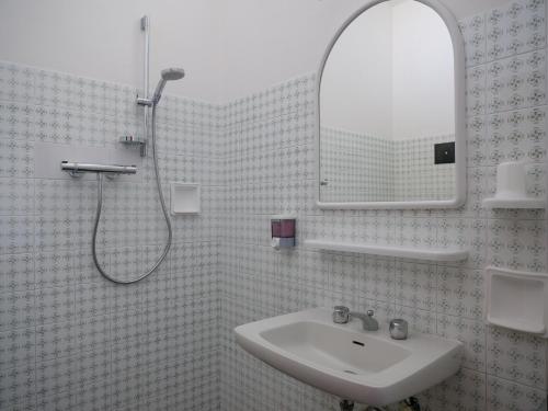 Koupelna v ubytování Hotel Pari