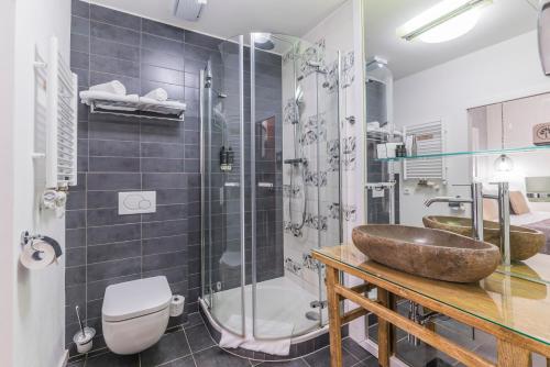 Vannituba majutusasutuses Wellness & spa hotel Augustiniánský dům