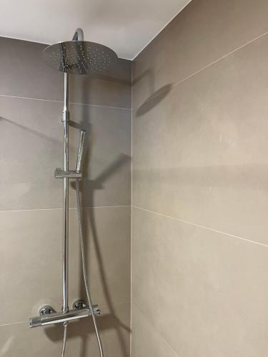 a shower with a shower head in a bathroom at Madeira Bright Star by Petit Hotels in Funchal