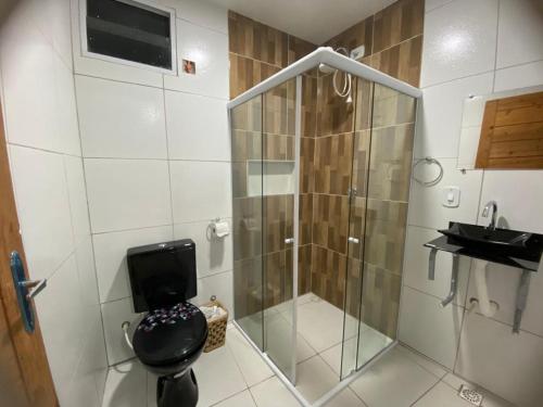 Koupelna v ubytování Flat Milagres Bontempo